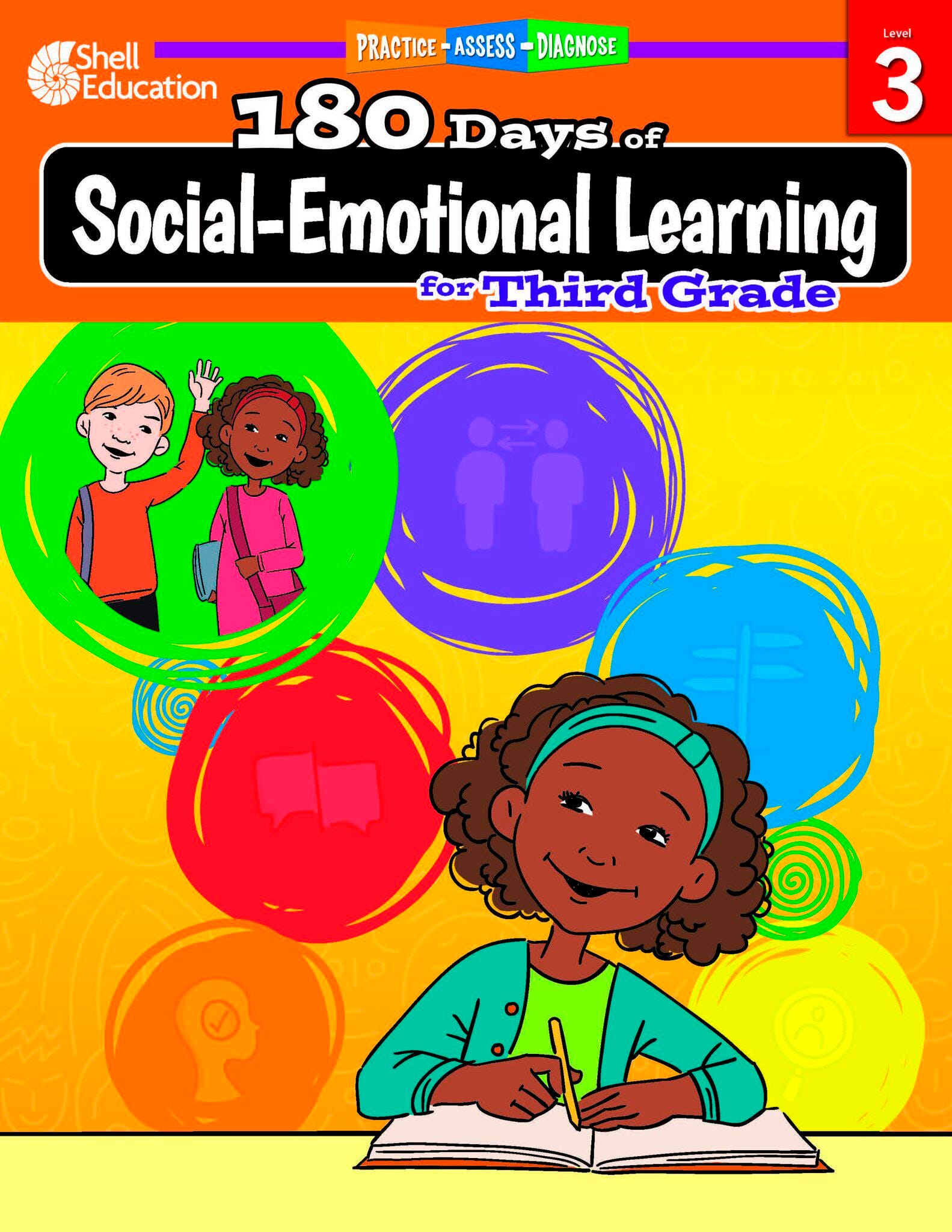 Shell Education 180 Days of Social-Emotional Learning, Third Grade, Item Number 2089438